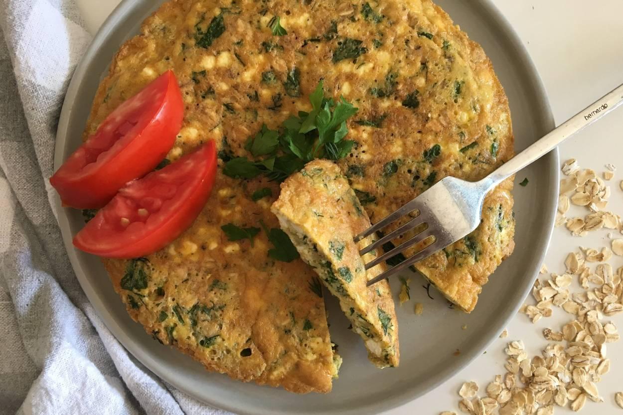 yulaf-ezmeli-omlet-tarifi